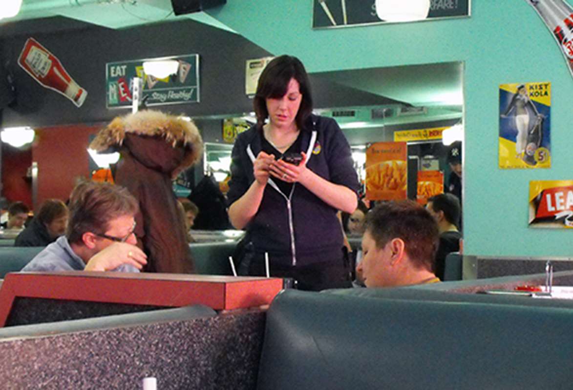 Waitress Taking Order