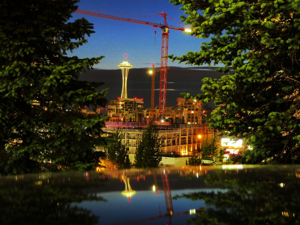 Seattle Space Needle and construction